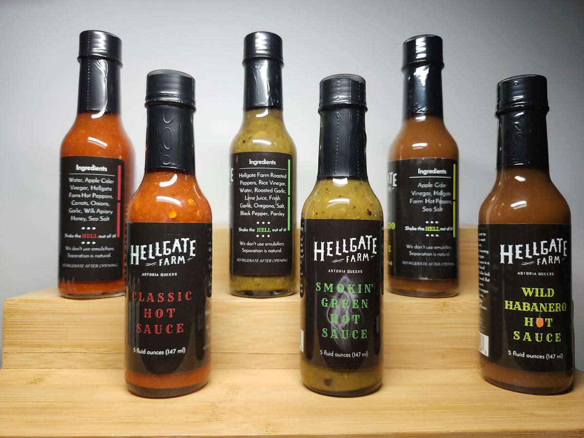 Trio of Hellgate Farm Hot Sauces